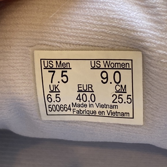 Vans Tropical Leaves Ultra Crush Plimsolls Old School True White Size 9 - Picture 8 of 9